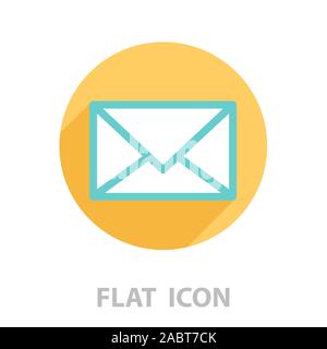 message icon. vector illustration Stock Vector