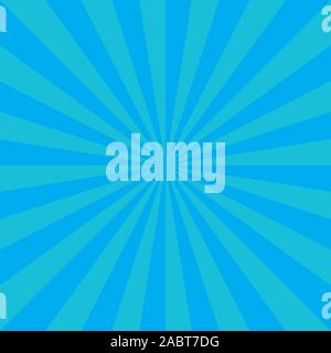 Winter snow round sunburst vector blue pattern Stock Vector