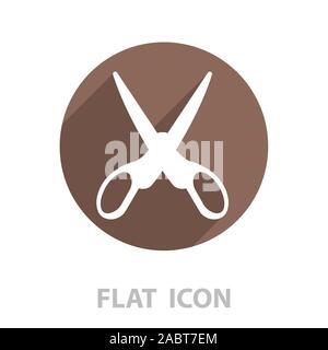 Vector scissors. vector illustration Stock Vector