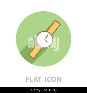 Wristwatch vector icon Stock Vector