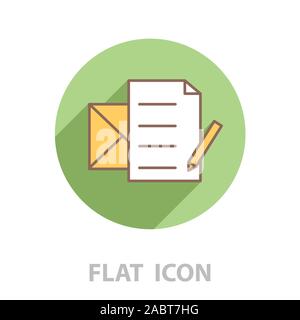 write a message icon Stock Vector