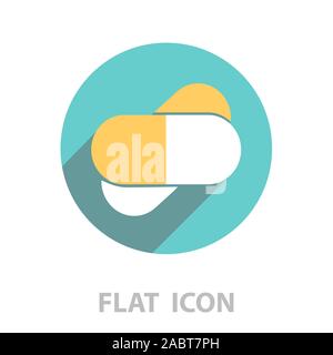tablets (pills) icon. vector illustration Stock Vector