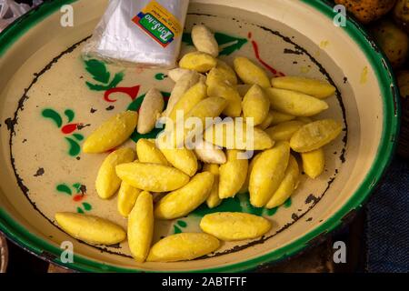 Shea butter sold at Kpalime market, Togo. Stock Photo