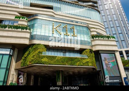 Hong Kong, China - November 07 2019: K11 Musea is a retail and arts complex located in the Tsim Sha Tsui promenade front within the Victoria Dockside Stock Photo