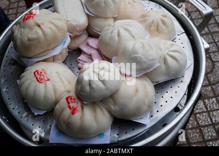 Dim sum. Chinese dumplings.  Ho Chi Minh City. Vietnam. Stock Photo