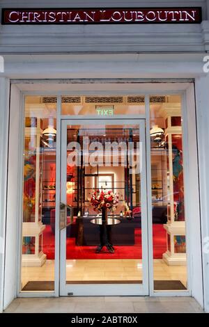 BERLIN, GERMANY - CIRCA SEPTEMBER, 2019: Christian Louboutin bags and shoes  on display at the Kaufhaus des Westens (KaDeWe) department store in Berlin  Stock Photo - Alamy