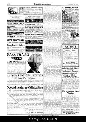 The WONDERFUL NEW POST CARD PROJECTOR Prices—$4.50 $13.50 $23.00 Small Sot Air Engines. 140 tcl IL P. 1E'LEsc DRYING MACHINES For Granular Materials HOEFT at  COMPANY Learn Watchmaking DIE MODELS SPECIAL WORK TOOLS MACHINERY THE BEST EQUIPPED SHOP Special Machinery JigsTools RepairsExperimental Devices to observe because the view is obscured (Concluded on page 477.) RUBBER STAMP MAKING. — THIS PATENTS in Manufacturing and Business EDWIN J. PRINDLE $2.00 Postpaid Hardening Temper Forging of Steel By JOSEPH V. WOODWORTH Size 6e% z9V inches. 288 pages. 201 illustra tions. Price $2.50 postpaid The Stock Photo