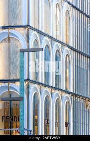 Fendi Store in Tokyo: steel and glass construction made by seele - seele