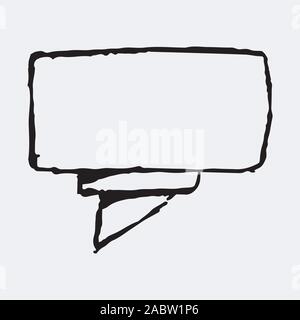 A banner on which you can write a message, a call. Stock Vector