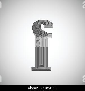 Ink saver character - less ink while printing, vector Stock Vector