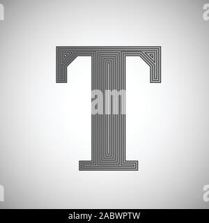 Ink saver character - less ink while printing, vector Stock Vector
