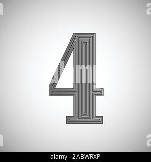 Ink saver character - less ink while printing, vector Stock Vector