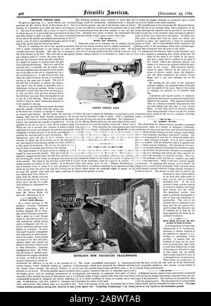 FIRTH'S VEHICLE AXLE. IMPROVED VEHICLE AXLE. A New Cattle Disease. Drifts and Tunnels. When the vein is missed by following a wrong lead a cross THE PROJECTING PRAXINOSCOPE. An Asphalt 'Mortar. How Hogs Prevent the Re newal of Pine Forests. REYNAUD'S NEW PROJECTING PRA XINOSCOP, scientific american, 1882-12-23 Stock Photo