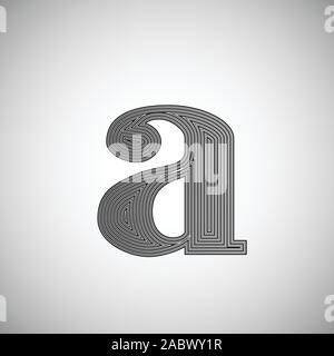 Ink saver character - less ink while printing, vector Stock Vector
