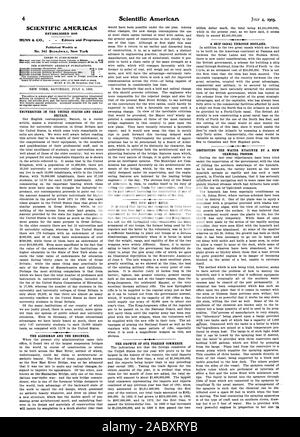 4 SCIENTIFIC AMERICAN ESTABLISHED 1845 No. 361 Broadway. New York UNIVERSITIES IN THE UNITED STATES AND GREAT BRITAIN. THE ALDERMAN AND THE ENGINEER. Scientific American THE NEW ARMY RIFLE. THE GROWTH OF OUR FOREIGN COMMERCE. Juts 4 1903 DESTROYING THE WATER HYACINTH BY A NEW CHEMICAL PROCESS. - Editors and Proprietors, 1903-07-04 Stock Photo