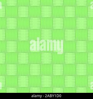Woven bamboo pattern seamless texture. Wicker basket background. Concept of Reduce global warming. vector illustration flat design. Stock Vector