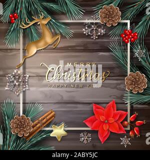 Festive Christmas Background Stock Vector