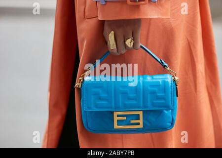 Fendi orange store coat