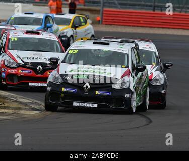 Jack Young, Renault Clio Sport 220 Trophy, Renault UK Clio Cup, BTCC Silverstone, Sunday, 29th September 2019, Autosport, British Touring Car Champion Stock Photo