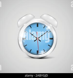 A realistic clock icon, vector Stock Vector