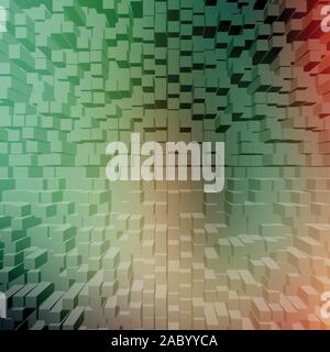 Abstract background with colorful blocks, vector Stock Vector