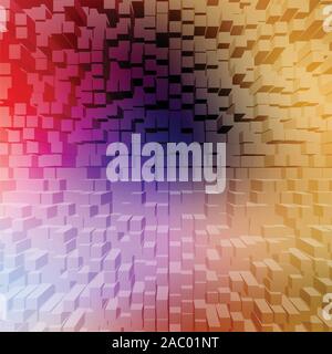 Abstract background with colorful blocks, vector Stock Vector