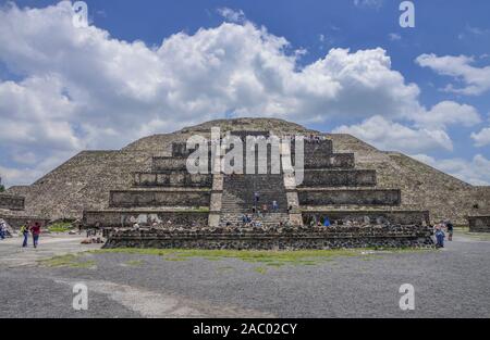 Mondpyramide 'Piramide de la Luna', Ruinenstadt Teotihuacan, Mexiko Stock Photo