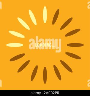 Isolated loading bars Stock Vector