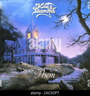 King Diamond Them - Vintage vinyl album cover Stock Photo