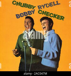 Chubby Checker Bobby Rydell   - Vintage vinyl album cover Stock Photo