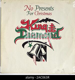 KING DIAMOND No Presents for Christmas - Vintage vinyl album cover Stock Photo