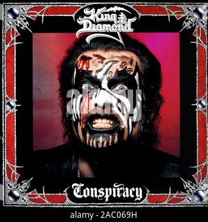 KING DIAMOND Conspiracy - Vintage vinyl album cover Stock Photo