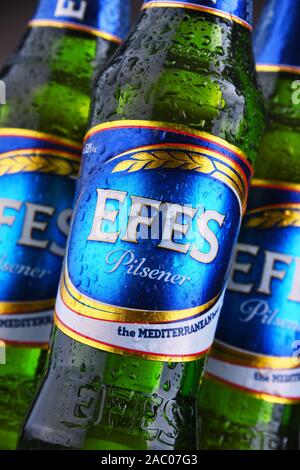 Turkish Lager Efes Turkish pilsener beer Stock Photo - Alamy