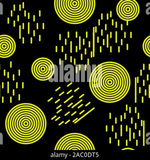 Seamless Memphis background. Abstract pattern fashion 80-90s. It can be used in printing, website background and fabric design. Stock Vector