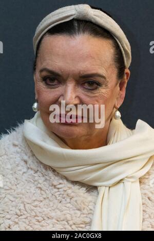 British film actress Barbara Steele is guest of 2019 Torino Film Festival to receive a career award Stock Photo