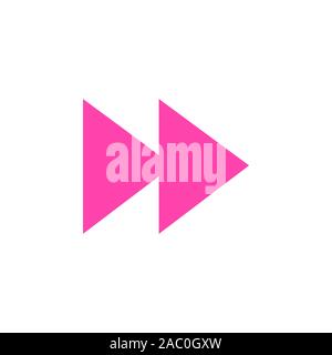 Modern flat colored arrow, great design for any purposes. Art vector illustration. Simple isolated pictogram. Stock Vector