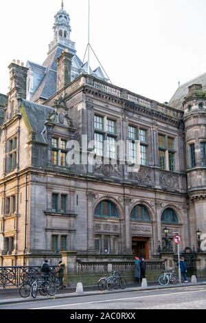 Central Library, George IV bridge, Edinburgh, GV Stock Photo