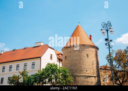 Zagreb Cathedral fortress in Zagreb, Croatia Stock Photo
