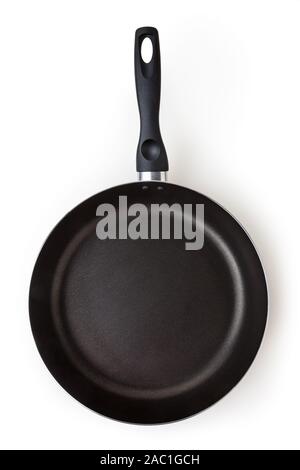 Frying pan isolated on white background with clipping path Stock Photo