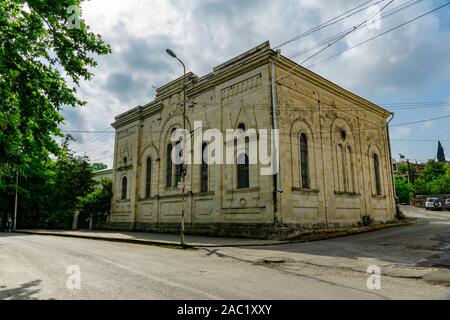 Kutaisi, GEORGIA - JULY 10 2019: Exterior of the Kutaisi Great Synagogue Georgia Stock Photo