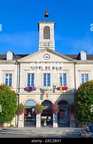 Europe, France, Nouvelle-Aquitaine, Orthez l'Hotel de Ville (The Town Hall) Stock Photo