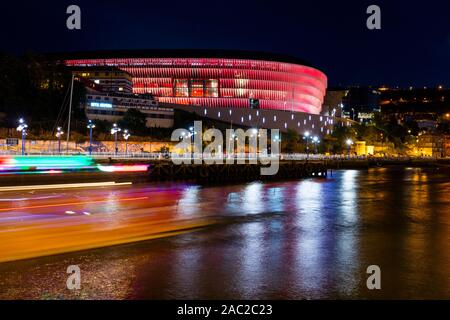 San Mamés,  the name of Athletic Bilbao's new football stadium. The stadium replaced the 'old' San Mamés as the home of Athletic Bilbao, Bilbao, Bizka Stock Photo