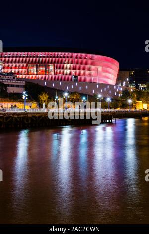 San Mamés,  the name of Athletic Bilbao's new football stadium. The stadium replaced the 'old' San Mamés as the home of Athletic Bilbao, Bilbao, Bizka Stock Photo