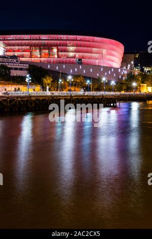 San Mamés,  the name of Athletic Bilbao's new football stadium. The stadium replaced the 'old' San Mamés as the home of Athletic Bilbao, Bilbao, Bizka Stock Photo