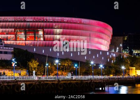 San Mamés,  the name of Athletic Bilbao's new football stadium. The stadium replaced the 'old' San Mamés as the home of Athletic Bilbao, Bilbao, Bizka Stock Photo