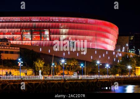 San Mamés,  the name of Athletic Bilbao's new football stadium. The stadium replaced the 'old' San Mamés as the home of Athletic Bilbao, Bilbao, Bizka Stock Photo