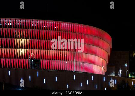 San Mamés,  the name of Athletic Bilbao's new football stadium. The stadium replaced the 'old' San Mamés as the home of Athletic Bilbao, Bilbao, Bizka Stock Photo