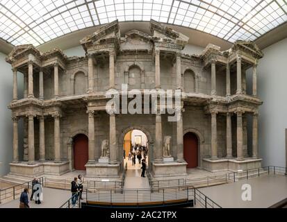 The Market Gate of Miletus at the Pergamon Museum in Berlin, Germany Stock Photo