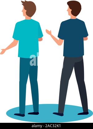 Avatar men vector design Stock Vector