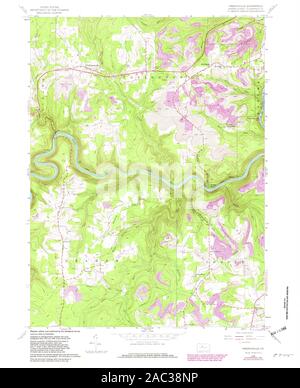 Frenchville, Pennsylvania, map 1959, 1:24000, United States of America ...